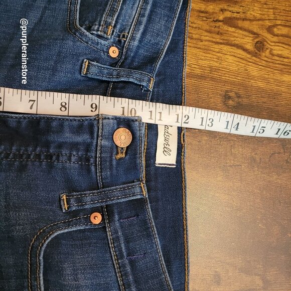Madewell Jeans 28 Skinny 10" High Rise Danny Wash Tummy Control Stretch Denim - Picture 10 of 13